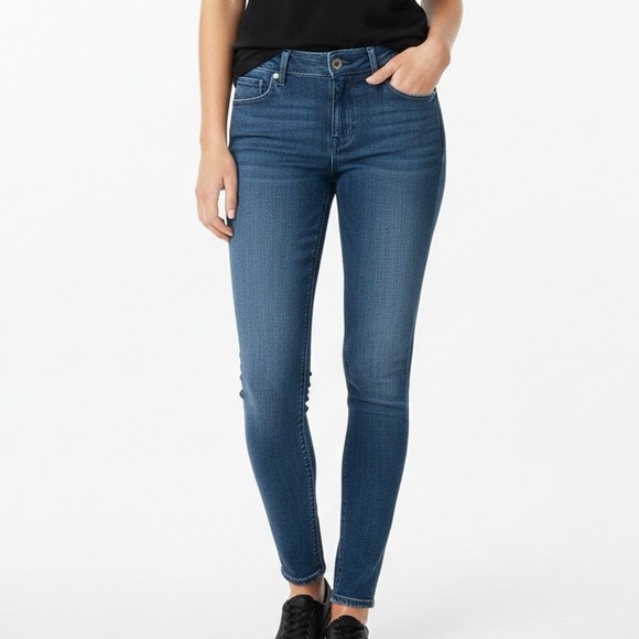 Hudson Denim - Hudson Women's Collin Flap Skinny Ankle Jeans Size 29 Blue Medium Wash‎